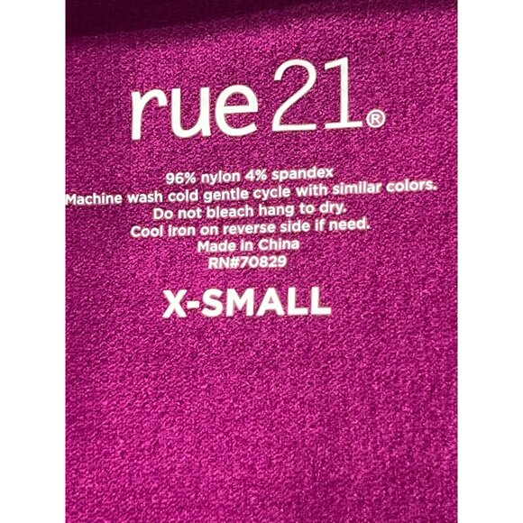 Rue 21 - Women's 1/2 Zip Long Sleeve Shirt - Purple - Extra Small - Picture 9 of 13